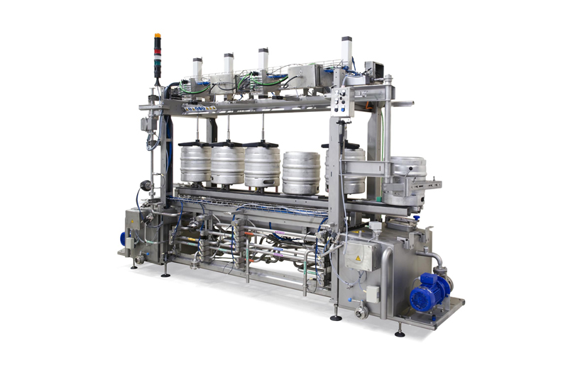 Keg system for washing and filling kegs KHS Group